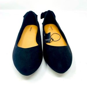 NWT Torrid Bow Back Faux Suede Ballet Flats Size 11W